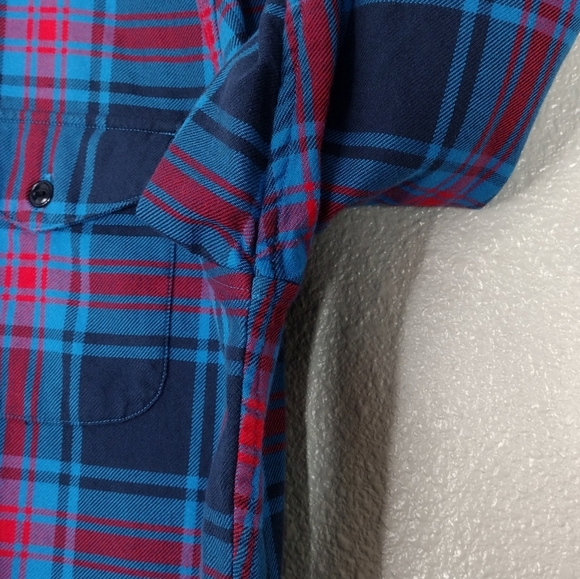 Bonobos Men's Plaid Flannel Comfort Slim Fit Long Sleeve Button Down Shirt Sz XL - Picture 10 of 12